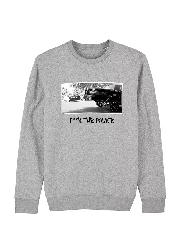 Sweat Gris Versil F**k The Police de versil sur Scredboutique.com