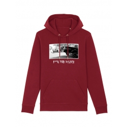 Sweat Capuche Bordeaux Versil F**k The Police de versil sur Scredboutique.com