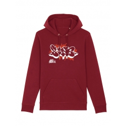 Sweat Capuche S One Bordeaux de s one sur Scredboutique.com