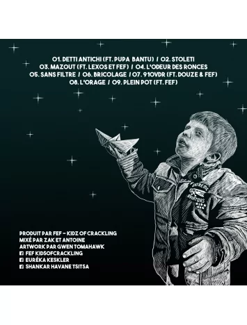Album Cd Fef Kids Of Crackling - Euréka Keskler & Shankar - Anachronisme
