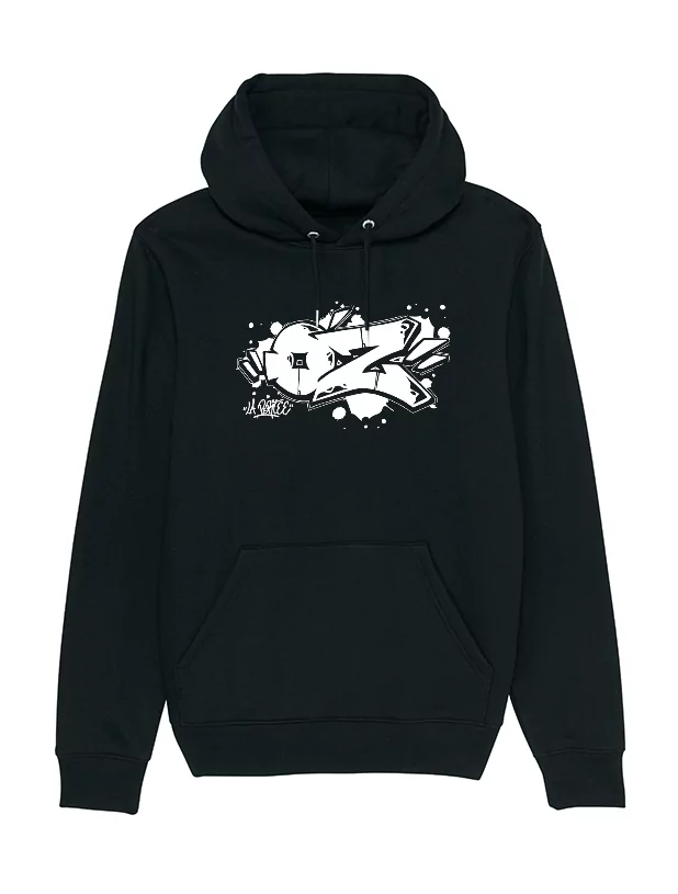 Sweat Capuche L'Officier Zen Noir de l'officier Zen sur Scredboutique.com
