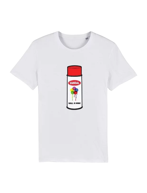 Tshirt Vandal Blanc de amadeus sur Scredboutique.com