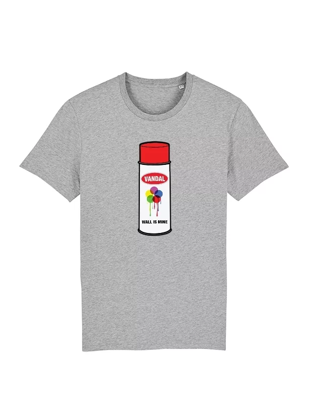 Tshirt Vandal gris de amadeus sur Scredboutique.com