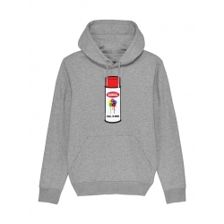 Sweat Capuche Vandal gris de amadeus sur Scredboutique.com