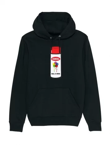 amadeus Sweat Capuche Vandal noir