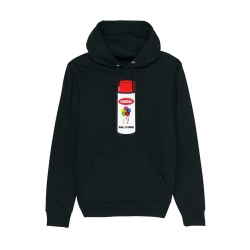 Sweat Capuche Vandal noir de amadeus sur Scredboutique.com