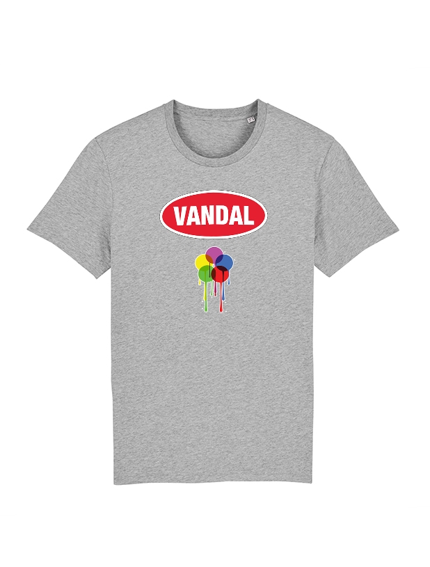 Tshirt Vandal 2 gris de amadeus sur Scredboutique.com