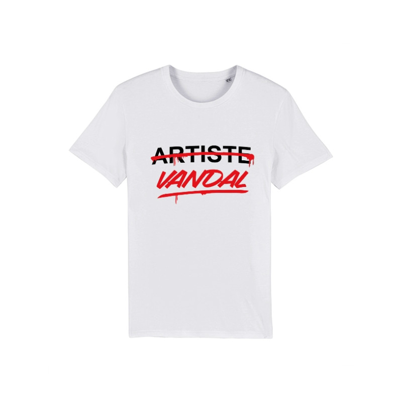 Tshirt Artiste Vandal Blanc