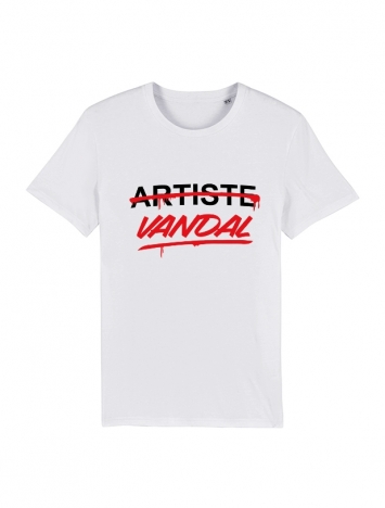 Tshirt Artiste Vandal Blanc