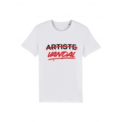 Tshirt Artiste Vandal Blanc de amadeus sur Scredboutique.com