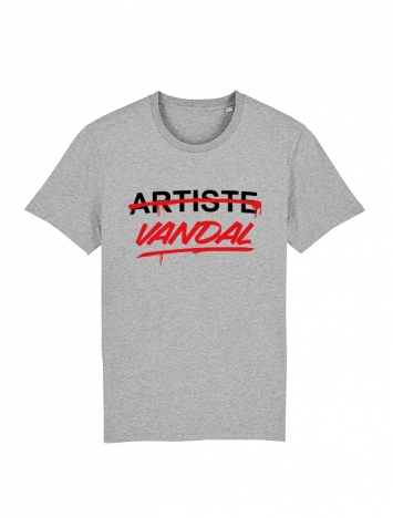 Tshirt Artiste Vandal gris