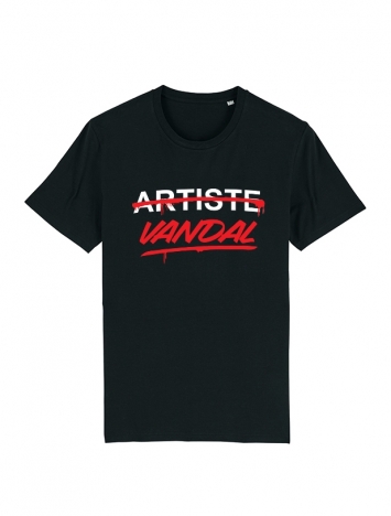Tshirt Artiste Vandal noir