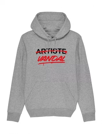 amadeus Sweat Capuche Artiste Vandal gris