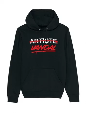 amadeus Sweat Capuche Artiste Vandal Noir