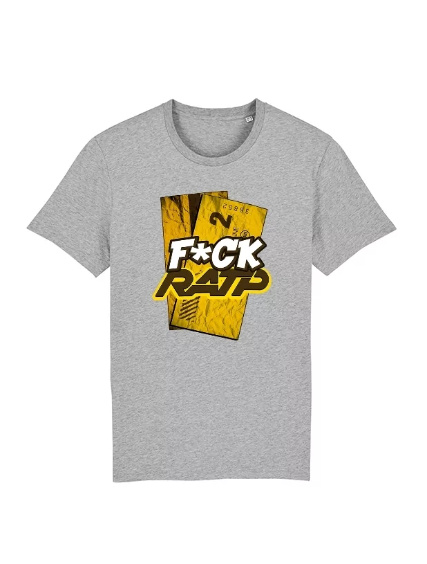 Tshirt F*ck RATP Gris de amadeus sur Scredboutique.com
