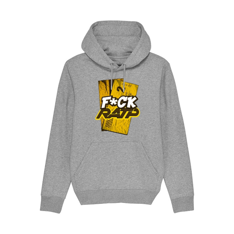 Sweat Capuche F*ck RATP gris