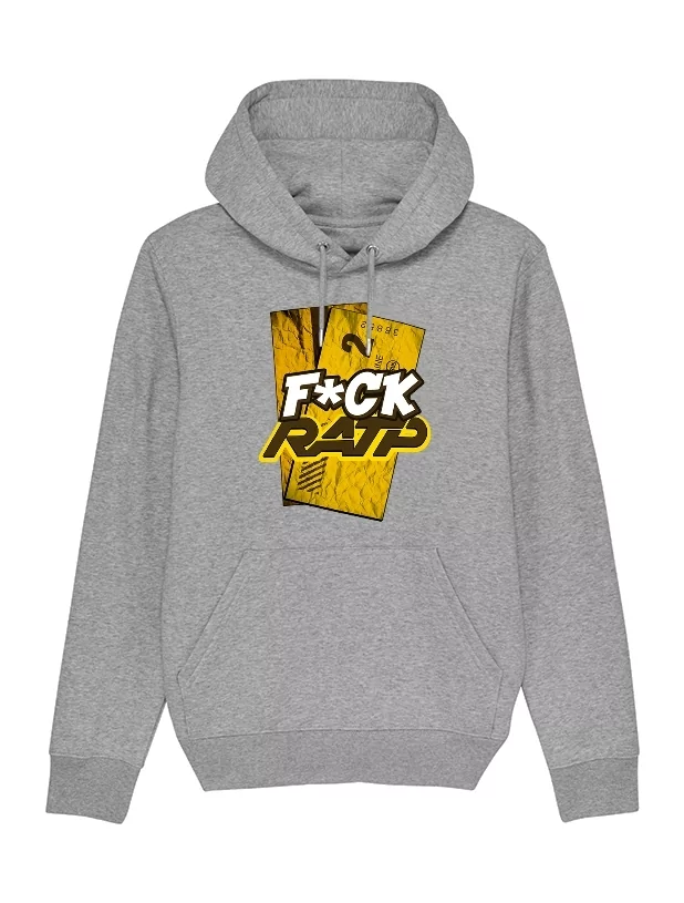 Sweat Capuche F*ck RATP gris de amadeus sur Scredboutique.com
