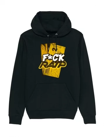 amadeus Sweat Capuche F*ck RATP Noir
