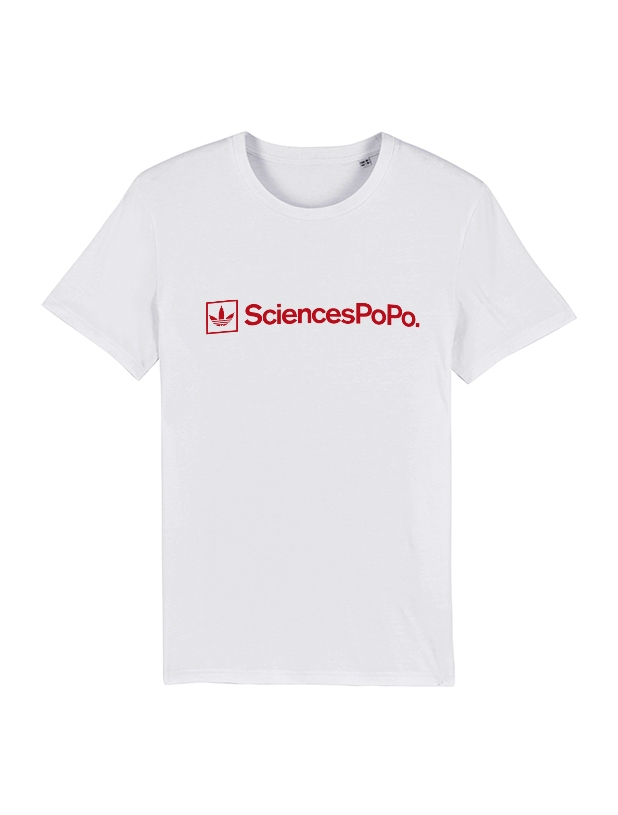Tshirt SciencePopo Blanc de amadeus sur Scredboutique.com
