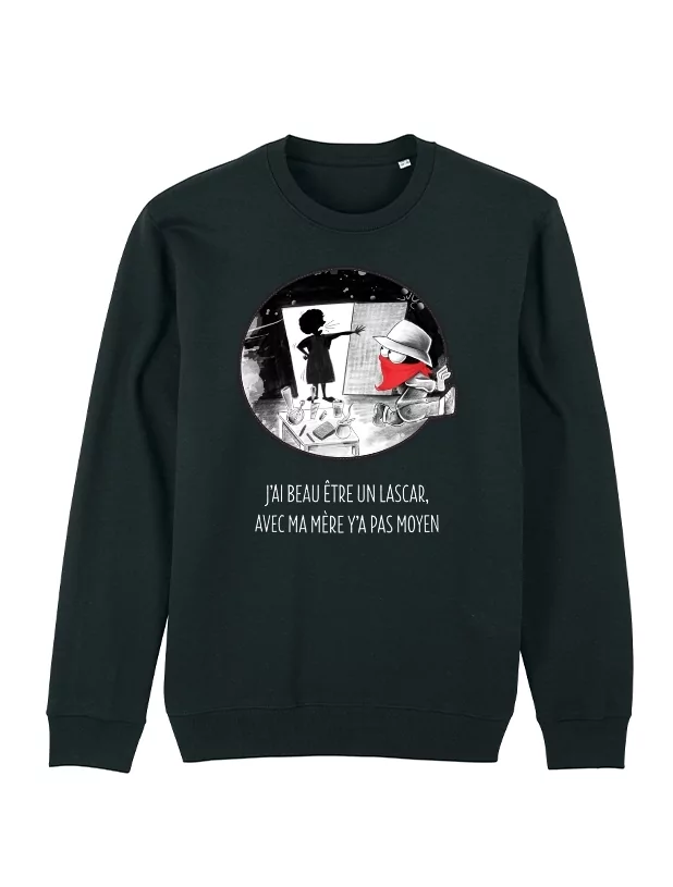 Sweat Collector Expression Disckrete Noir de expression direkt sur Scredboutique.com