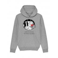 Sweat Capuche Collector Expression Disckrete Gris de expression direkt sur Scredboutique.com
