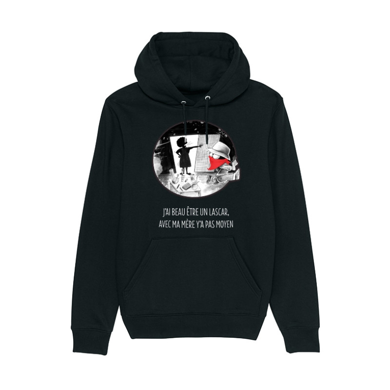 Sweat Capuche Collector Expression Disckrete Noir