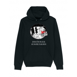 Sweat Capuche Collector Expression Disckrete Noir de expression direkt sur Scredboutique.com