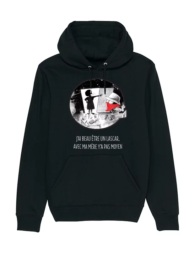 Sweat Capuche Collector Expression Disckrete Noir de expression direkt sur Scredboutique.com