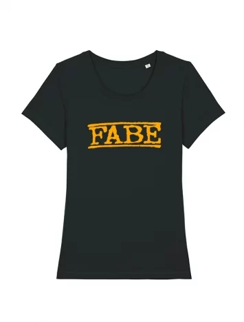 T shirt femme Fabe noir