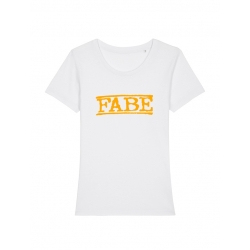 T shirt femme Fabe blanc de fabe sur Scredboutique.com