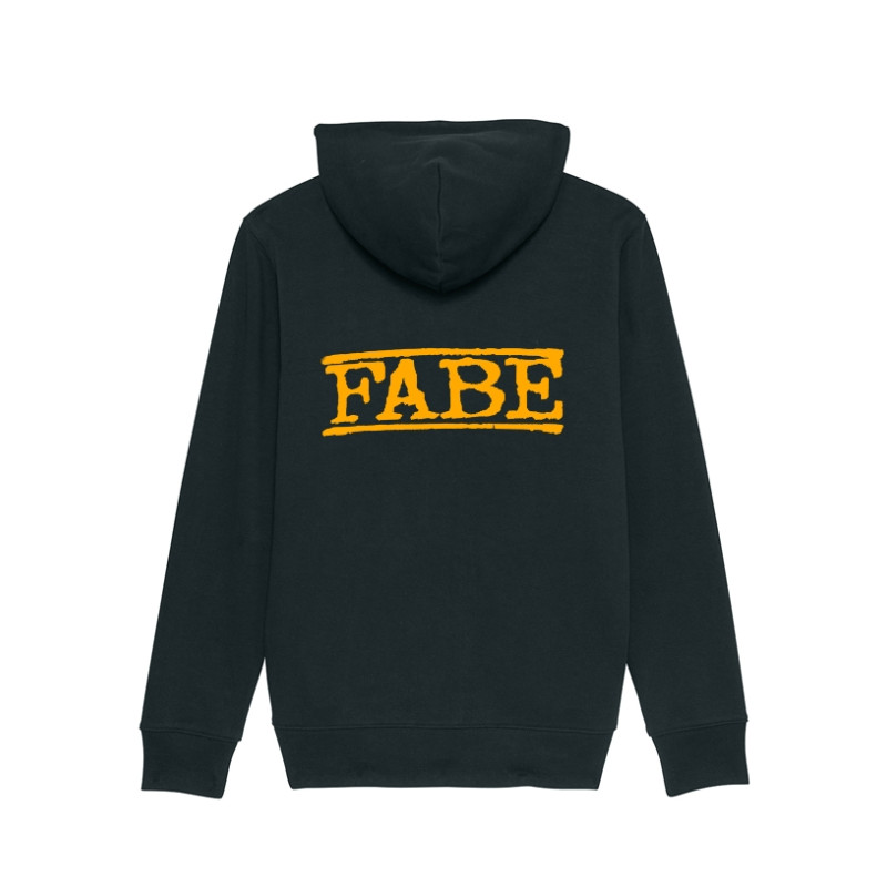 Sweat Capuche Zippé Fabe Noir