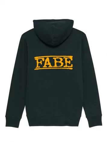 fabe Sweat Capuche Zippé Fabe Noir