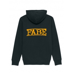 Sweat Capuche Zippé Fabe Noir de fabe sur Scredboutique.com