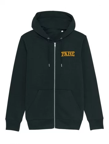 fabe Sweat Capuche Zippé Fabe Noir