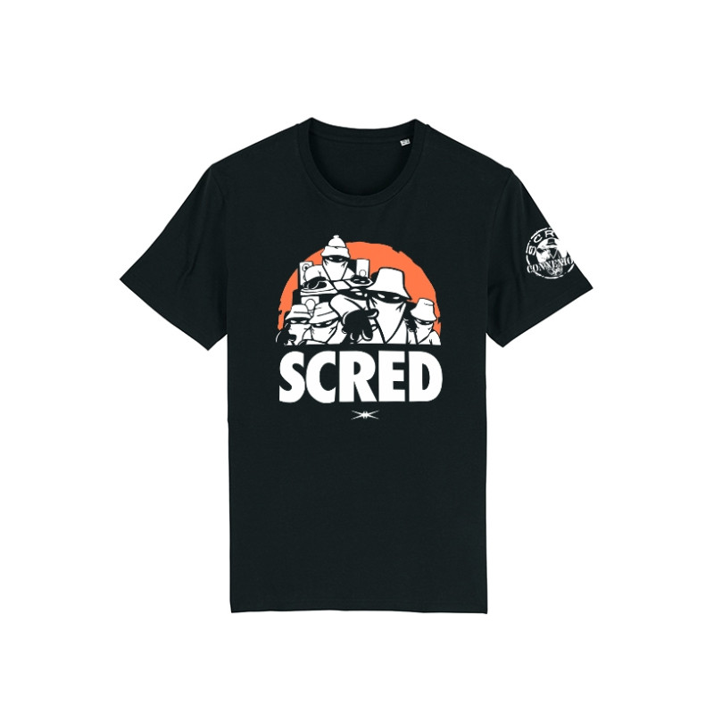 T Shirt Scred Perso Noir