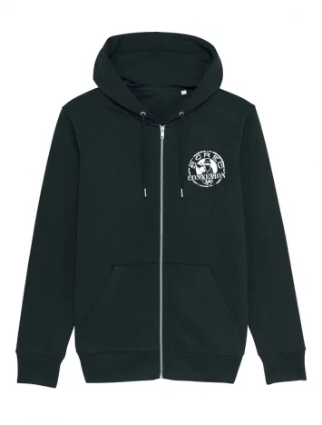 scred connexion Sweat Capuche Zippé La Scred En Live Noir