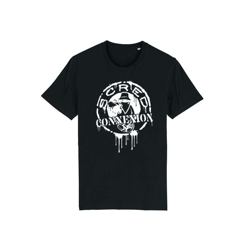 T Shirt Classico Splash Noir
