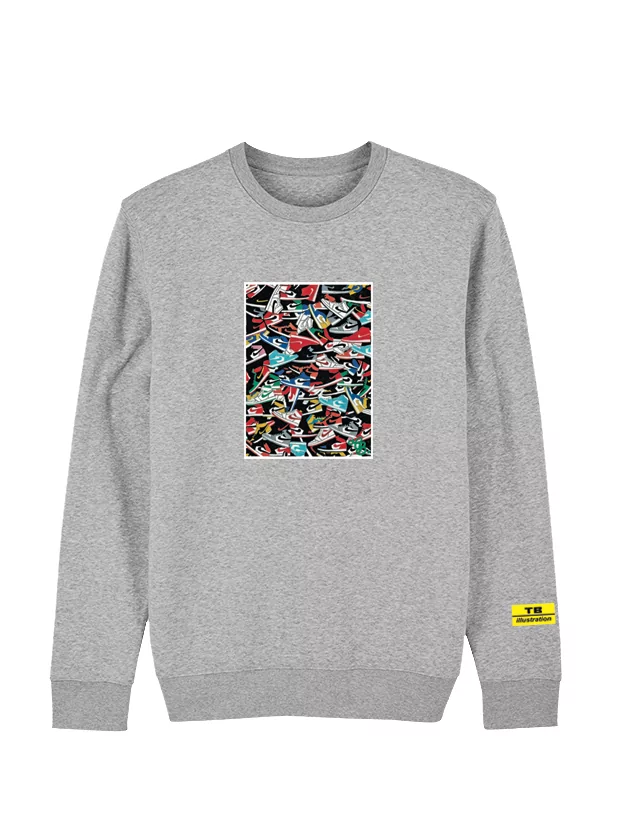 Sweat BasketShoes - Tb Illustration de tb-illustration sur Scredboutique.com