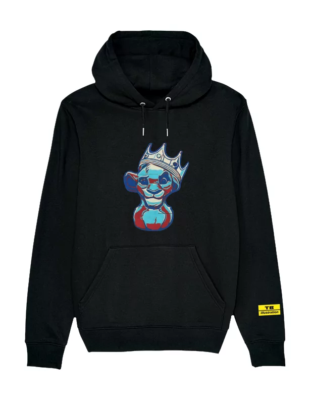Sweat Capuche Simba - Tb Illustration de tb-illustration sur Scredboutique.com