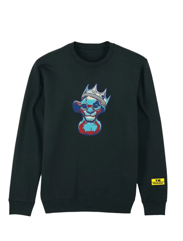 Sweat Simba - Tb Illustration de tb-illustration sur Scredboutique.com
