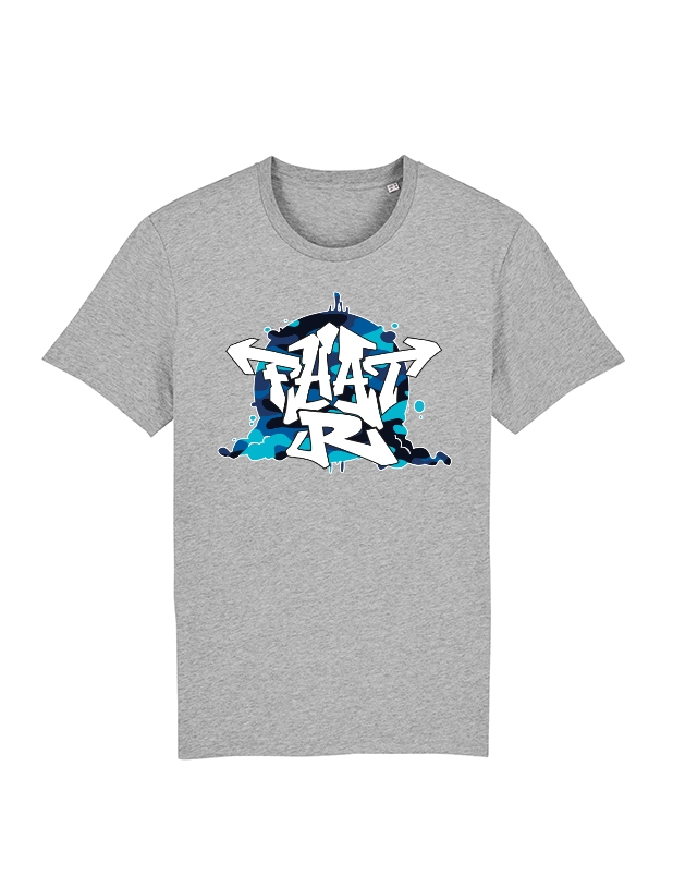 T-shirt Fhat-R Graff Camo Bleu de fhat r sur Scredboutique.com