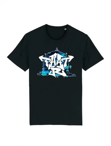 fhat r T-shirt Fhat-R Graff Camo Bleu