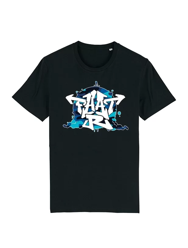 T-shirt Fhat-R Graff Camo Bleu de fhat r sur Scredboutique.com