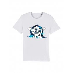 T-shirt Fhat-R Graff Camo Bleu de fhat r sur Scredboutique.com