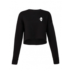 Sweat Femme Crop Visage de scred connexion sur Scredboutique.com