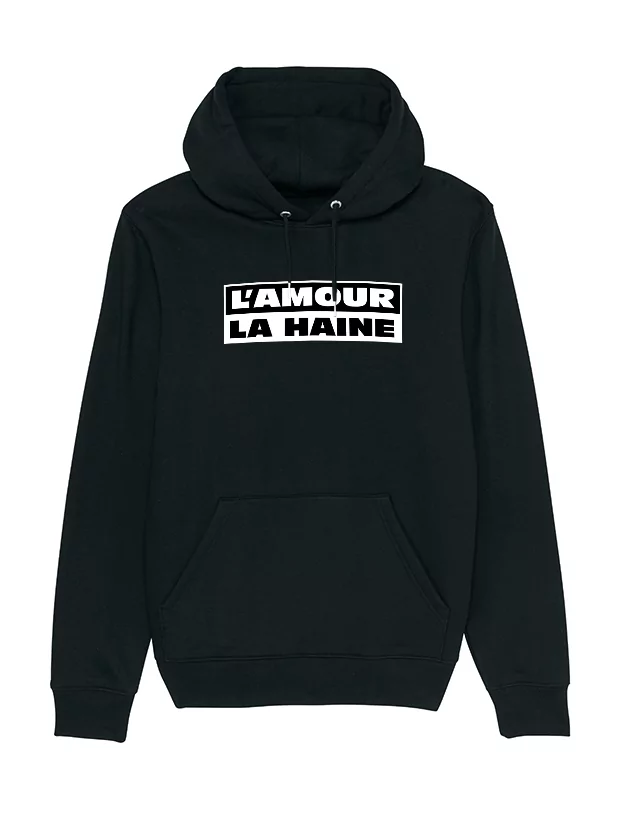 Sweat Capuche Metronome L'amour La haine de amadeus sur Scredboutique.com