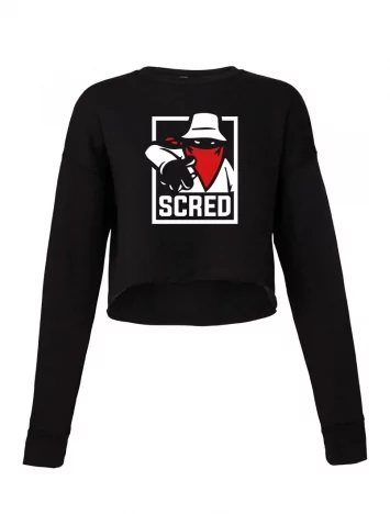 scred connexion Sweat Femme Crop The Box
