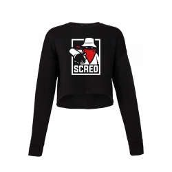 Sweat Femme Crop The Box de scred connexion sur Scredboutique.com