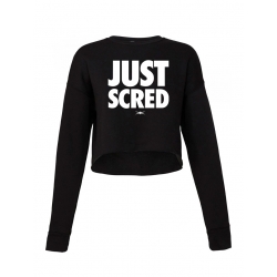 Sweat Femme Crop Just Scred de scred connexion sur Scredboutique.com