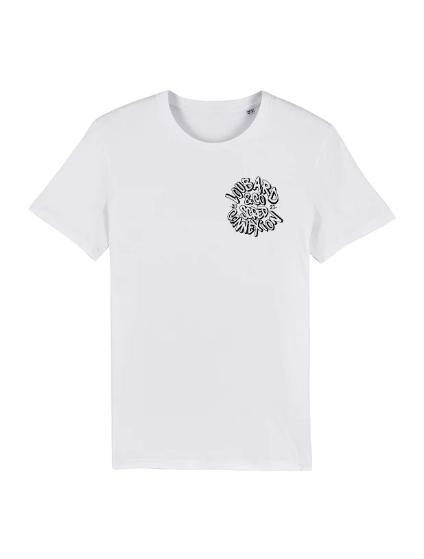 Tshirt Blanc Scred Loubard X Xane de scred connexion sur Scredboutique.com